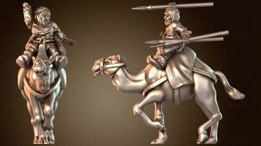 3D модель Всадник на персидском дромадере (STL)