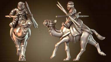 3D модель ВСАДНИК НА ПЕРСИДСКОМ ДРОМАДЕРЕ Проворный (STL)