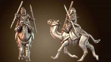 3D модель Всадник на персидском дромадере. Кочевой (STL)