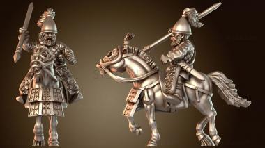 3D модель ПЕРСИДСКИЙ ТЯЖЕЛЫЙ ВСАДНИК Бронированный (STL)