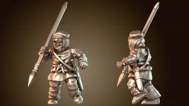 3D модель ПЕРСИДСКИЕ КАРДАКЕСЫ Копьеносцы (STL)