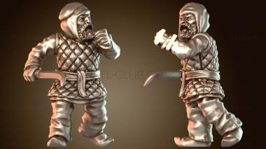 3D модель ПЕРСИДСКАЯ ПАСТИ С СЕРПОМ Безжалостная (STL)