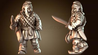 3D модель ПЕРСИДСКИЕ ПАСТИ С МЕЧОМ (STL)