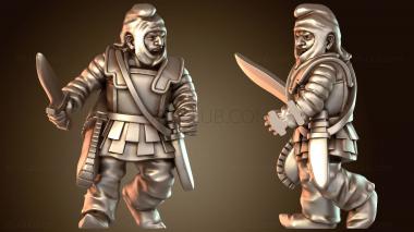 3D модель ПЕРСИДСКАЯ ПАСТИ С МЕЧОМ Элит (STL)