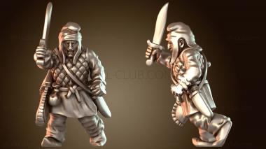 3D модель ПЕРСИДСКАЯ ПАСТИ С МЕЧОМ В ярости (STL)