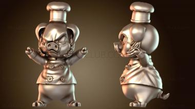3D модель Свиньи, кабаны, квесты (STL)