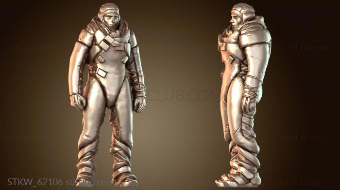 Фигурка пилота Мака из мягкой оболочки