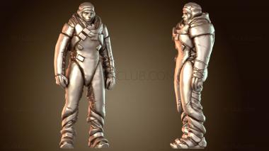 3D модель Фигурка пилота Мака из мягкой оболочки (STL)