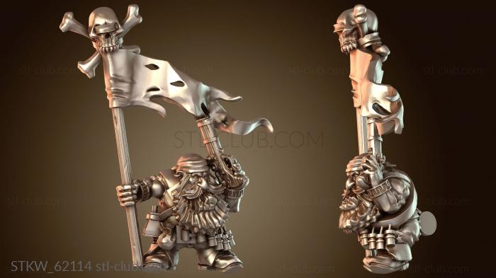 Pirata Enano Portaestandarte