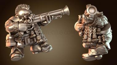 3D модель Пирата Энано кричит (STL)