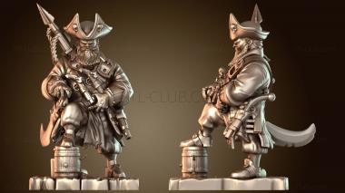 3D модель Пиратская пушка на свободе (STL)