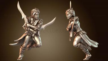 3D модель Pitfighters Эвелин Мерси Пирс (STL)