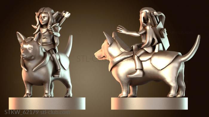 Military Пикси Воин Корги