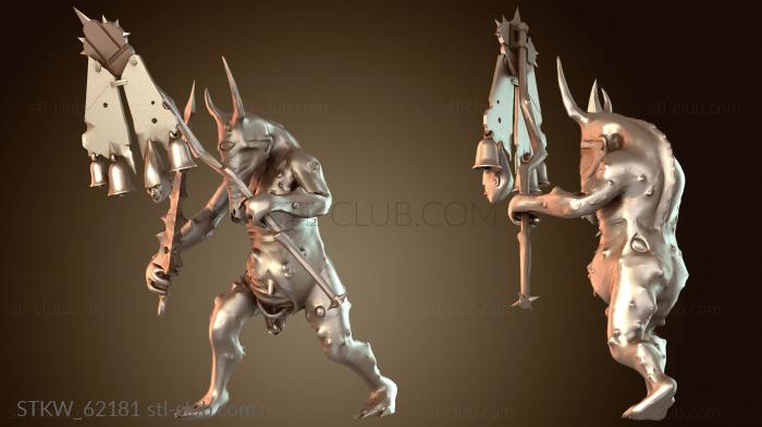 Чумные Носители Демонический Слопо Знамя Бой