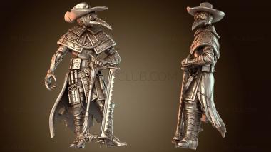 3D модель Чумной Доктор (STL)