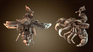 3D модель Наездники чумных мух (STL)