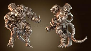 3D модель Чумные крысолюди (STL)