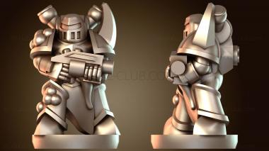 3D модель Чумной воин (STL)