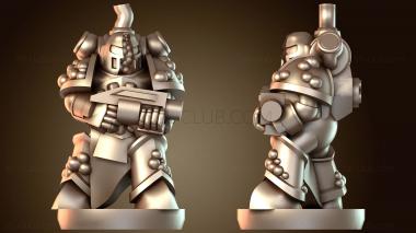 3D модель Чумной Воин Рыцарский (STL)