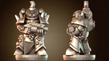 3D модель Чумной воин вредный (STL)