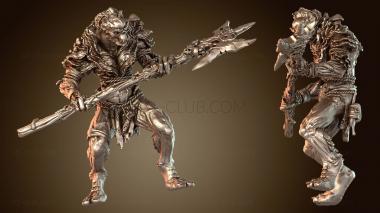3D модель Ветеран алебарды чумных воинов (STL)