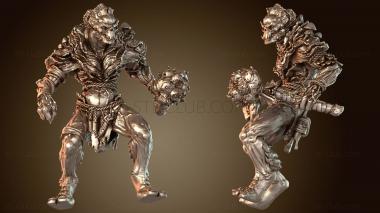 3D модель Чумные воины Булава Разъяренные (STL)