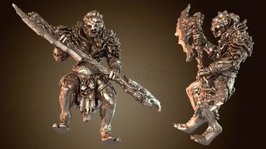 3D модель Сержант чумных воинов (STL)