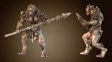 3D модель Закаленное копье чумных воинов (STL)