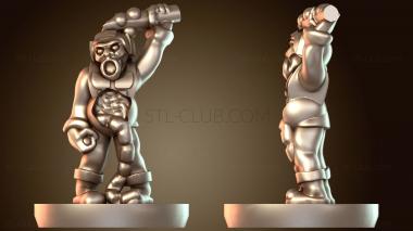 3D модель Гниющий зомби-чума (STL)