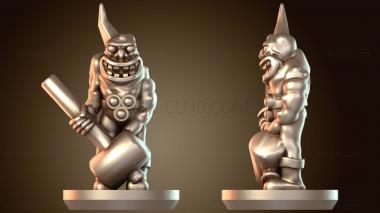 3D модель Чумной зомби заразный (STL)