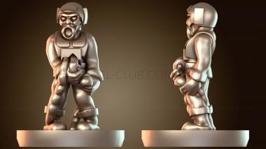 3D модель Чумной Зомби Дрожит (STL)