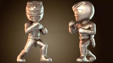 3D модель Поп Чибис Синий Рейнджер Чиби (STL)