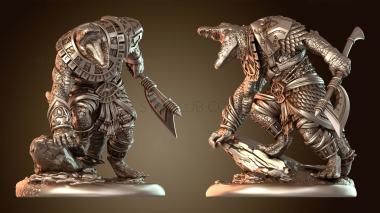 3D модель Поза Axe Grim (STL)