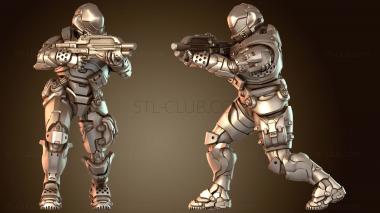 3D модель Рыцарская поза (STL)