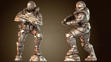 3D модель Поза бдительности (STL)