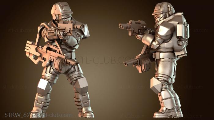 Military Пистолет силовой брони