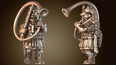 3D модель ПРЕТОРИАНСКИЙ МУЗЫКАНТ А (STL)