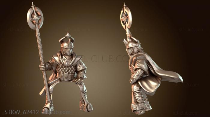 Military Священник верхом на коне непреклонный