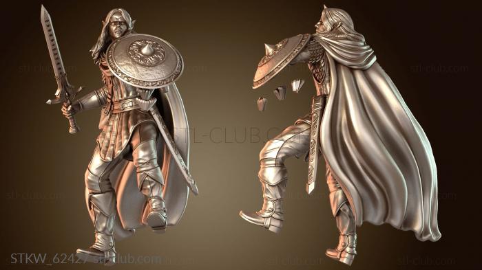 Military Первобытный эльф-герой Агосто