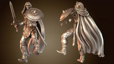 3D модель Первобытный эльф-герой Агосто (STL)