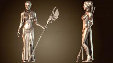 3D модель Принцесса Лея (STL)