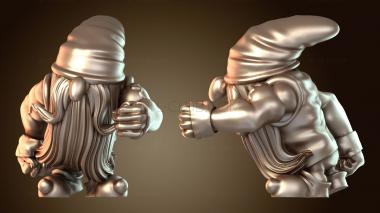 3D модель Принцессы рассердились, гном (STL)