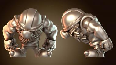 3D модель Принцессы разозлились на изгоя-карлика (STL)