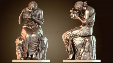 3D модель Психея открывает золотой ящик (STL)