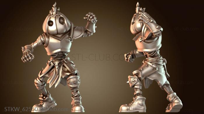 Military Тыквенный скелет