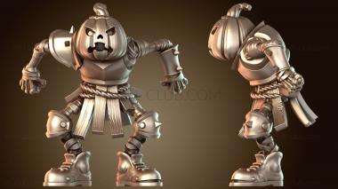 3D модель Тыквенный скелет-полость (STL)