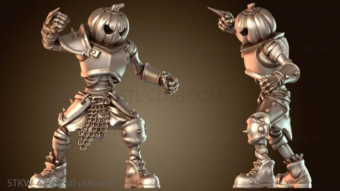 Military Гнилой скелет тыквы