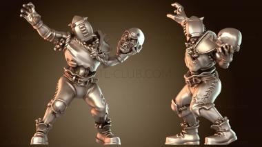 3D модель Тыквенный зомби-дикарь (STL)