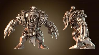 3D модель Пунга Саваж Орк Блокировщик (STL)