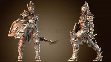 3D модель Кукольный бой стоя (STL)